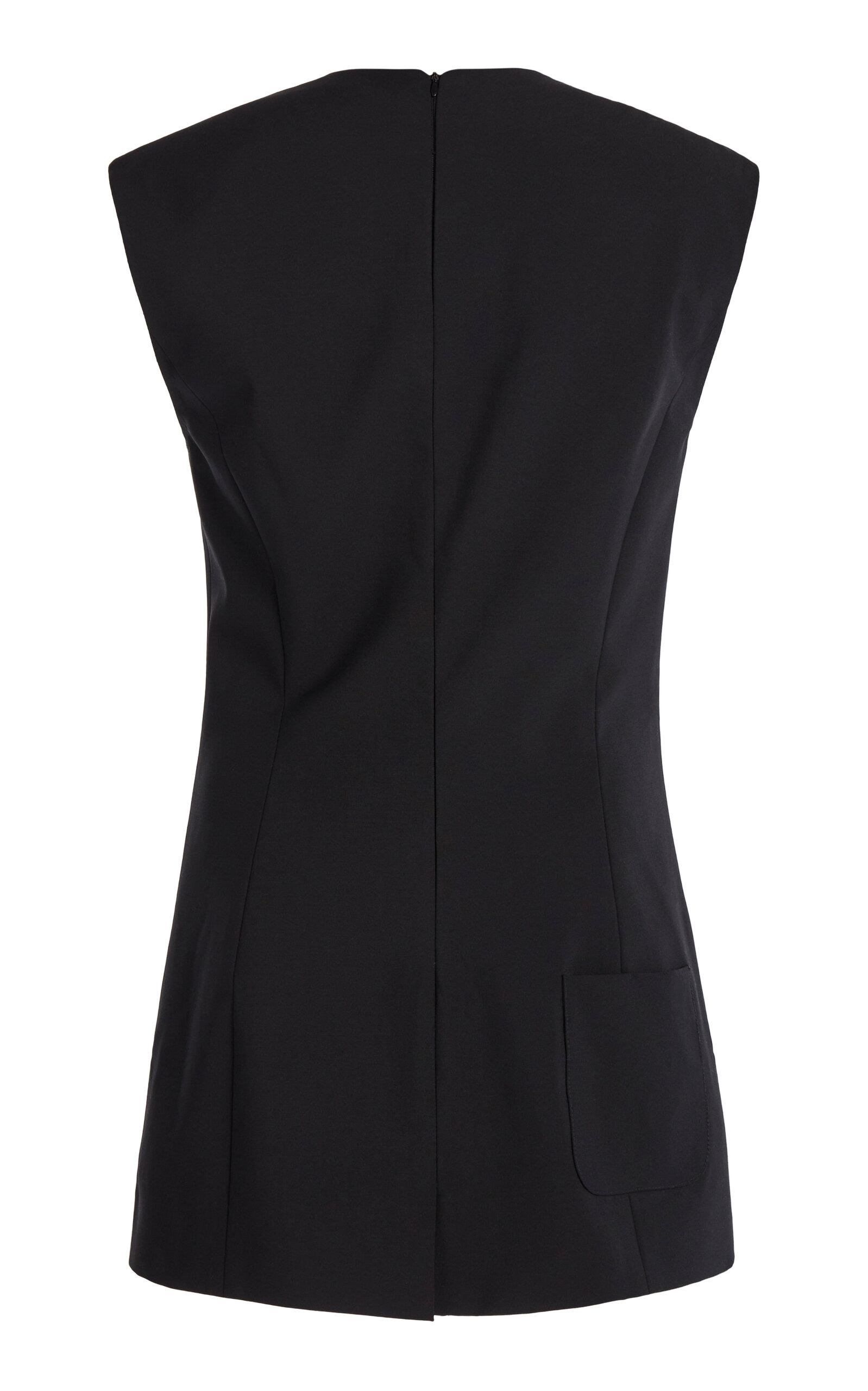 Embellished Stretch-Wool Mini Dress black - 8