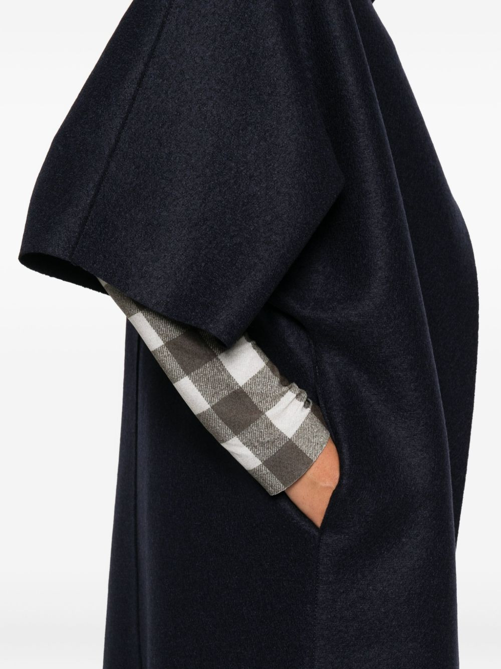 short-sleeve collared coat - 5