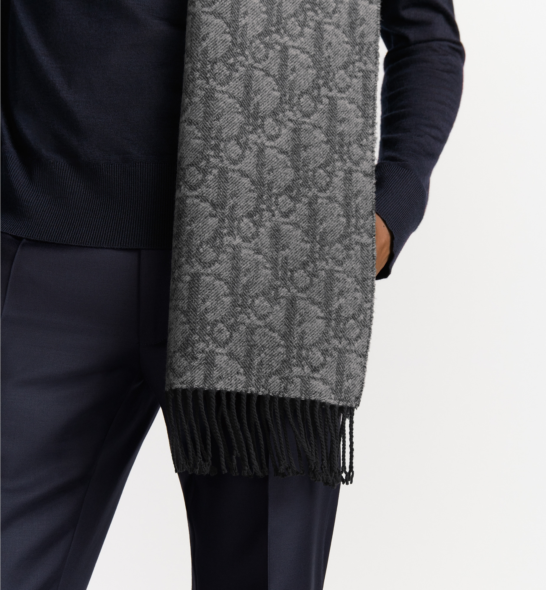 Dior Oblique Double-Sided Scarf - 4