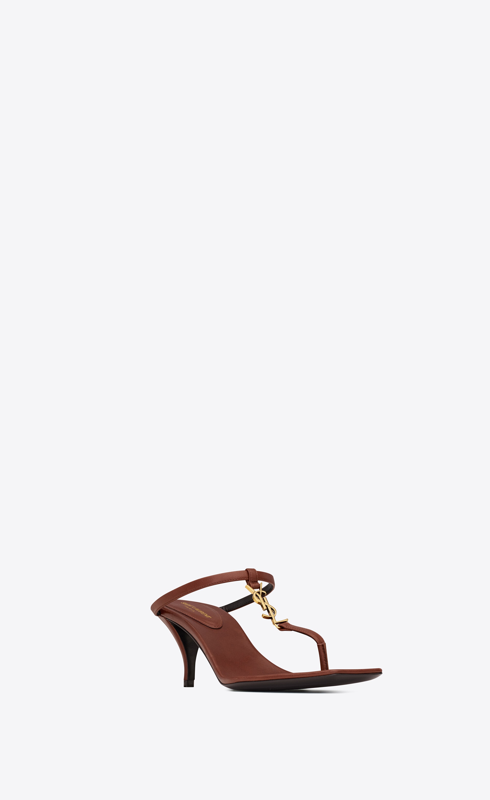 cassandra sandals in smooth leather - 3