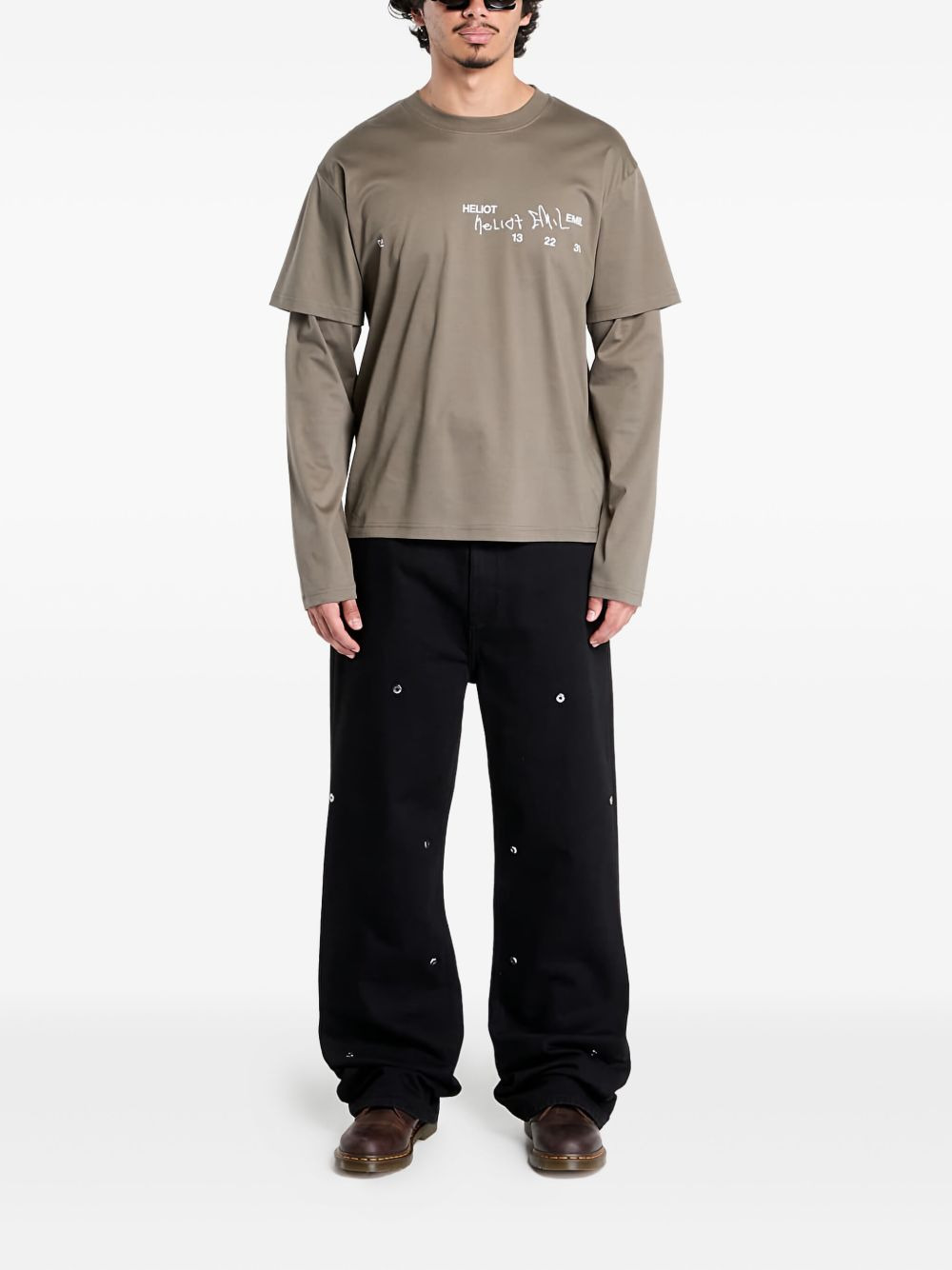 logo-print T-shirt - 2