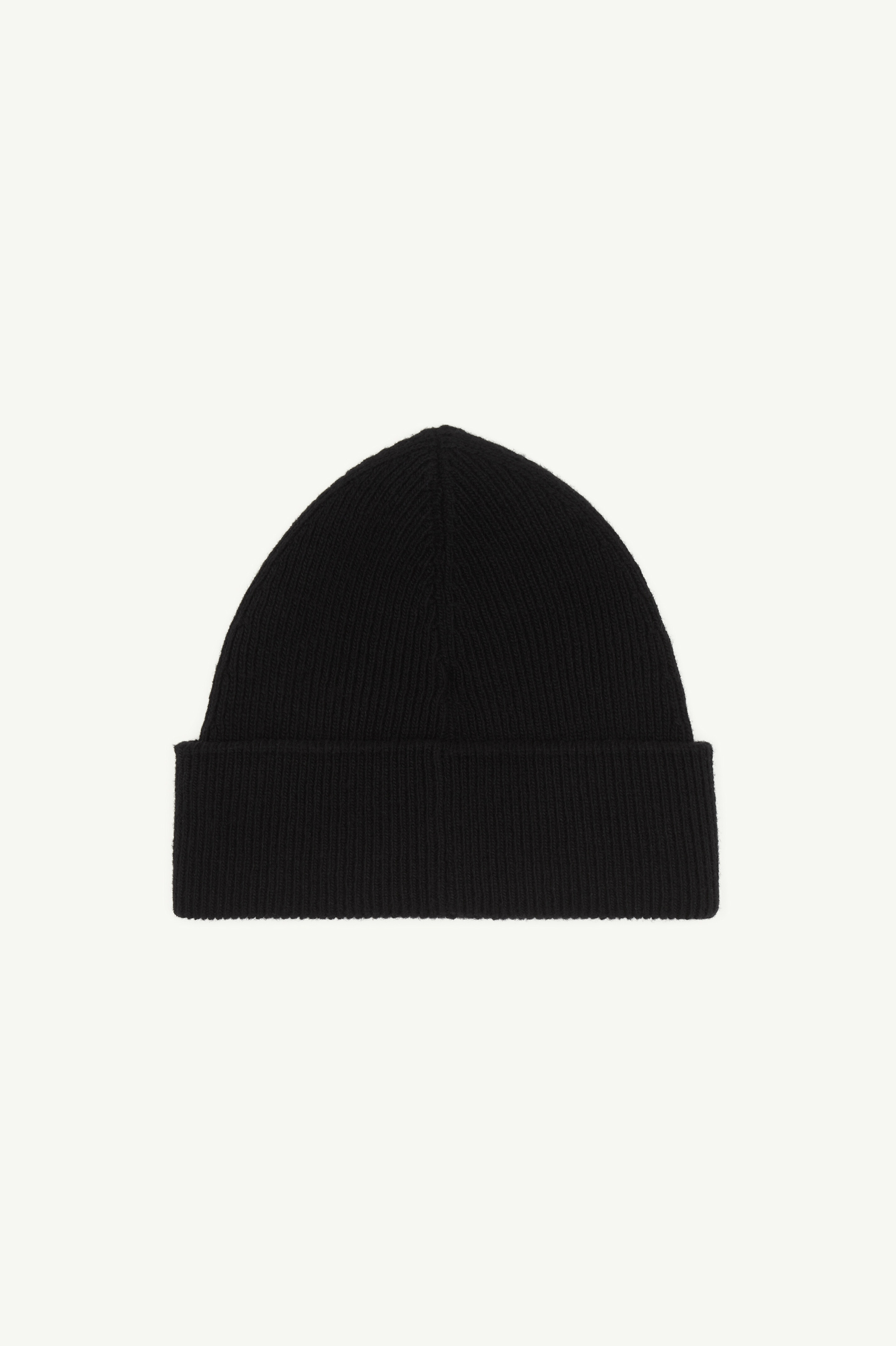 Taped label wool beanie - 2