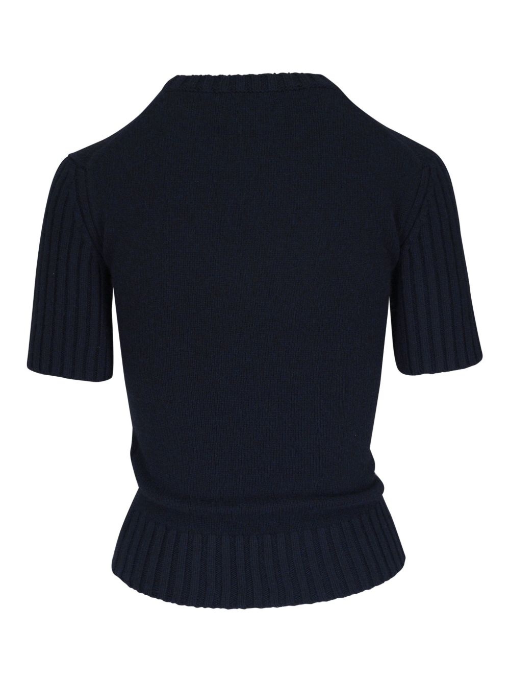 ribbed knit t-shirt - 2