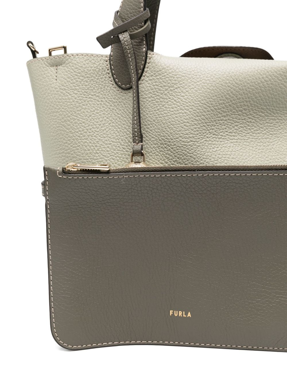 Primrose two-tone leather tote bag - 4