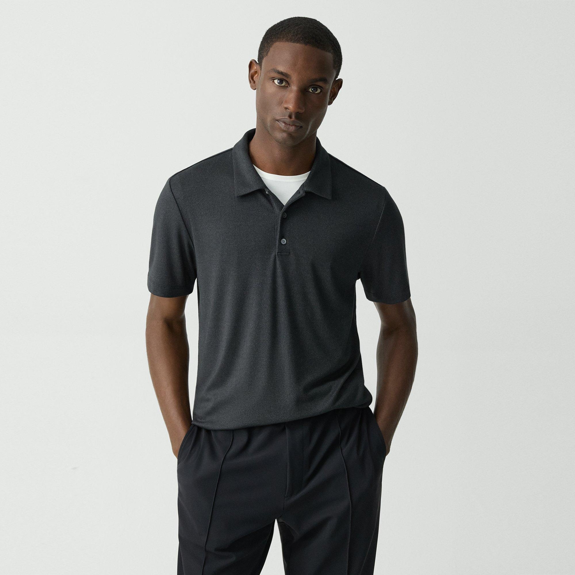 Bron Polo Shirt in Anemone Modal Jersey - 2