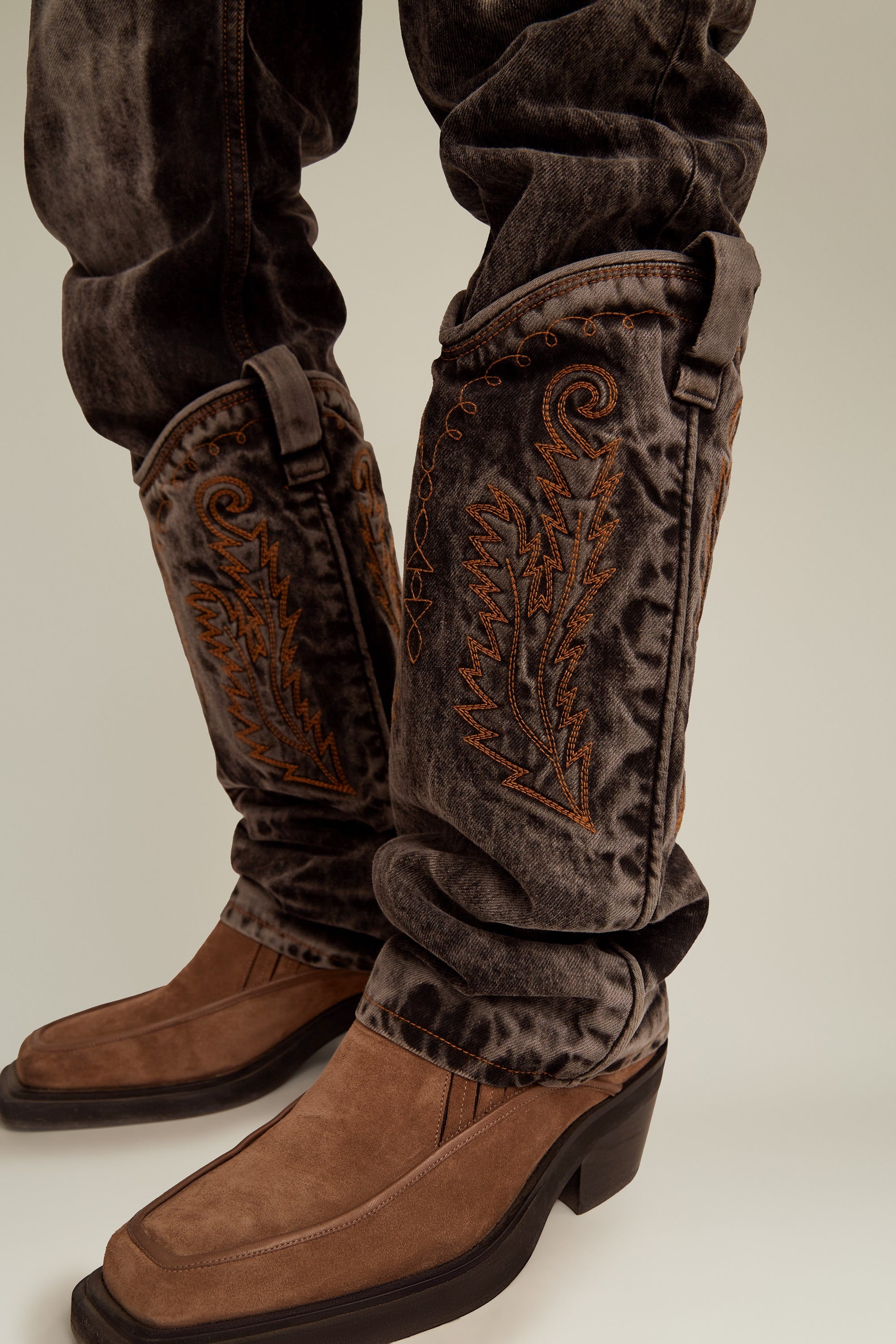 Cowboy Cuff Jeans - 4