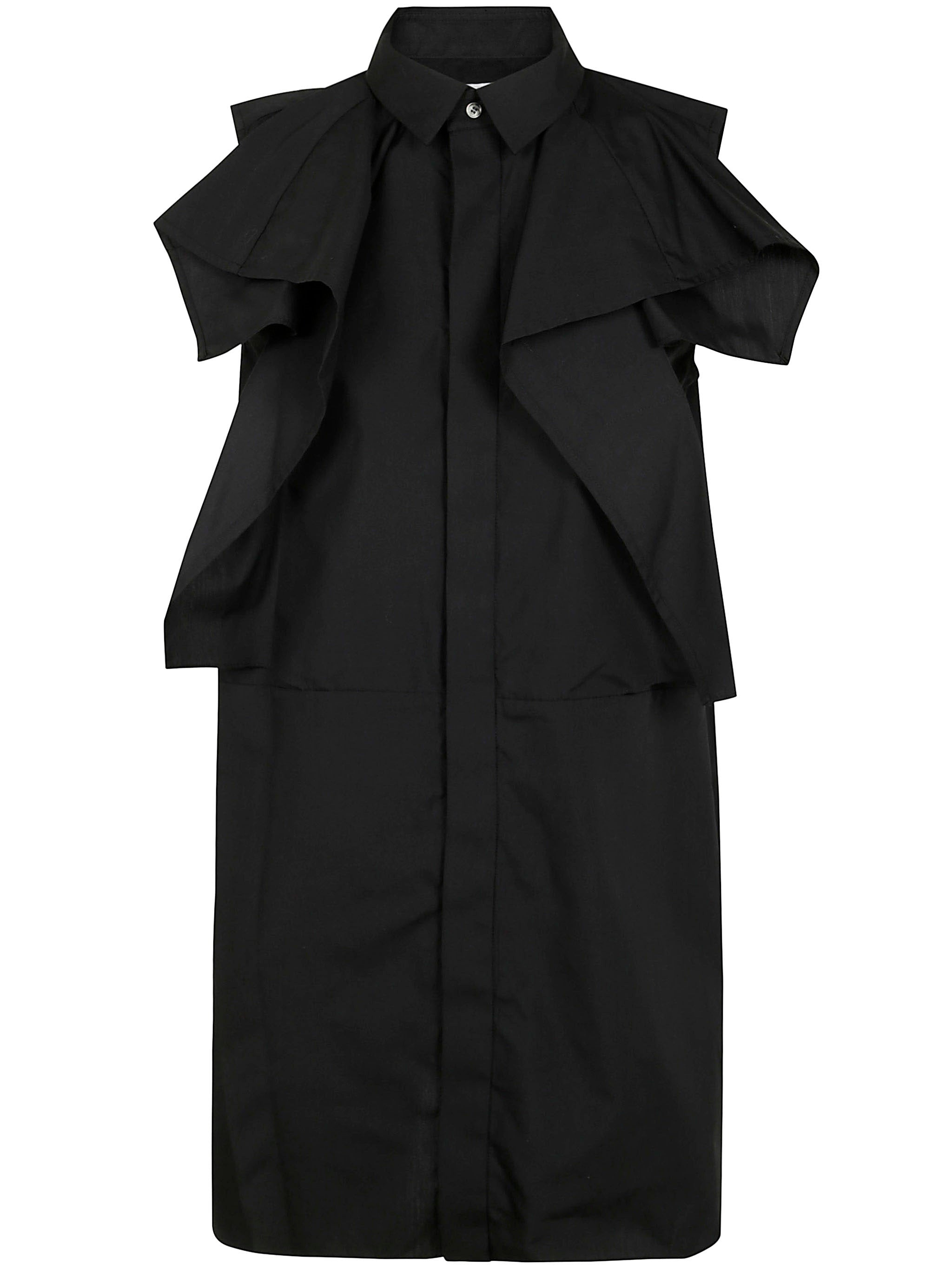 Sacai Women Popeline Dress - 4