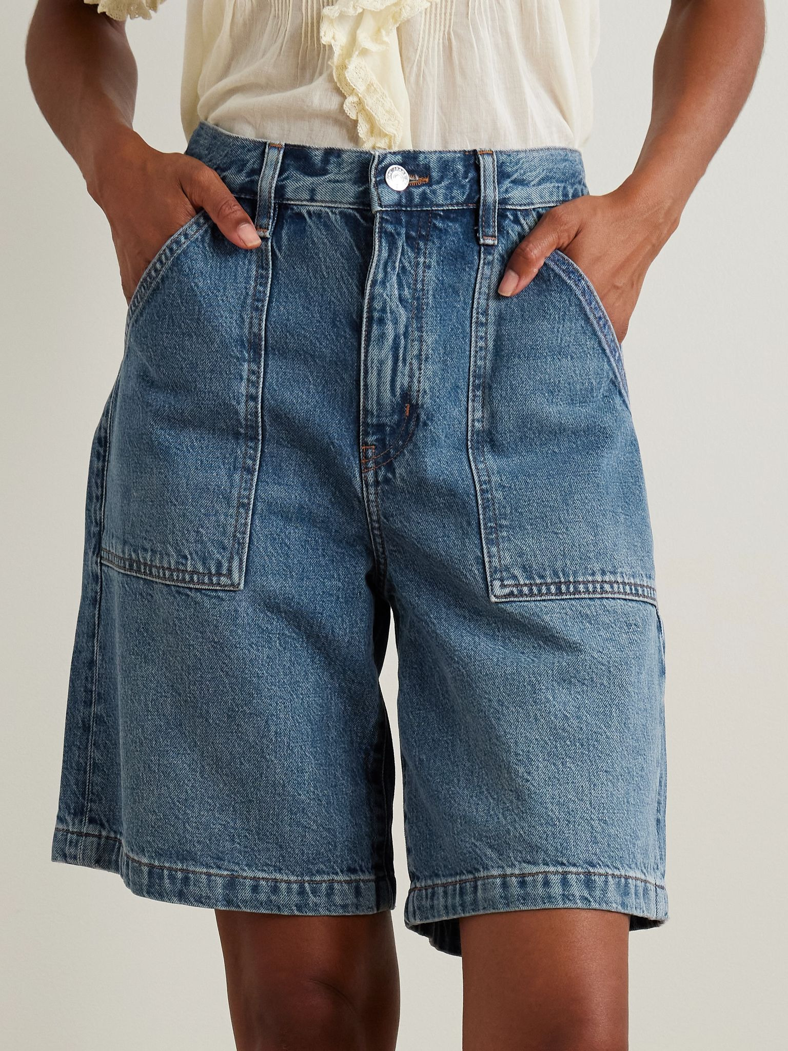 The Timeless denim shorts Mid denim - 3