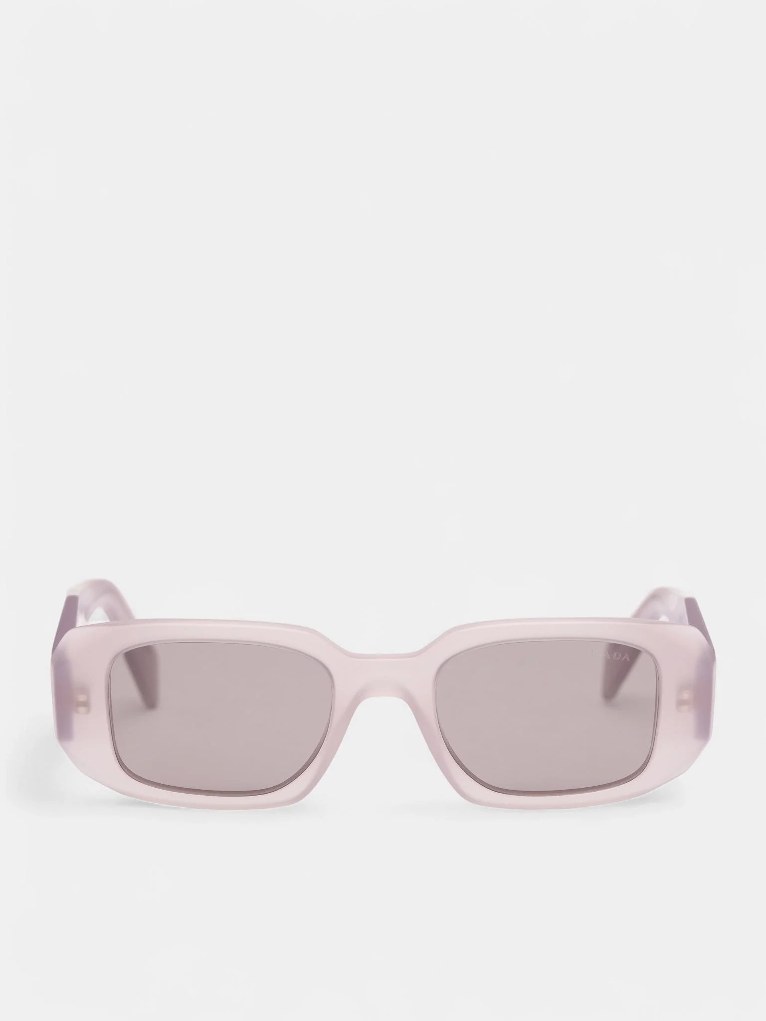 Transparent Brown 17WS Rectangle Sunglasses - 1