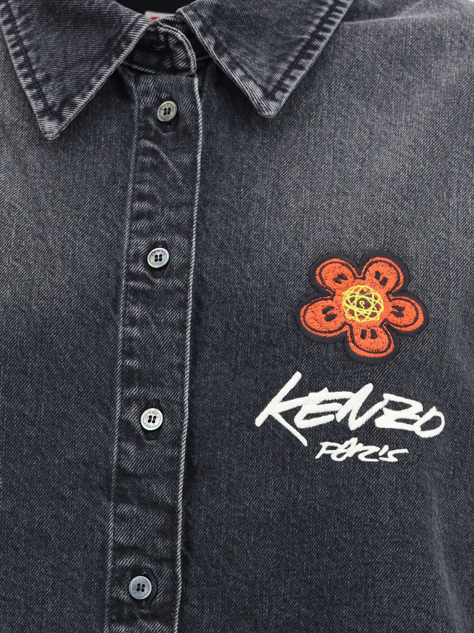 Kenzo Women Kenzo Futura Workwear Shirt - 3