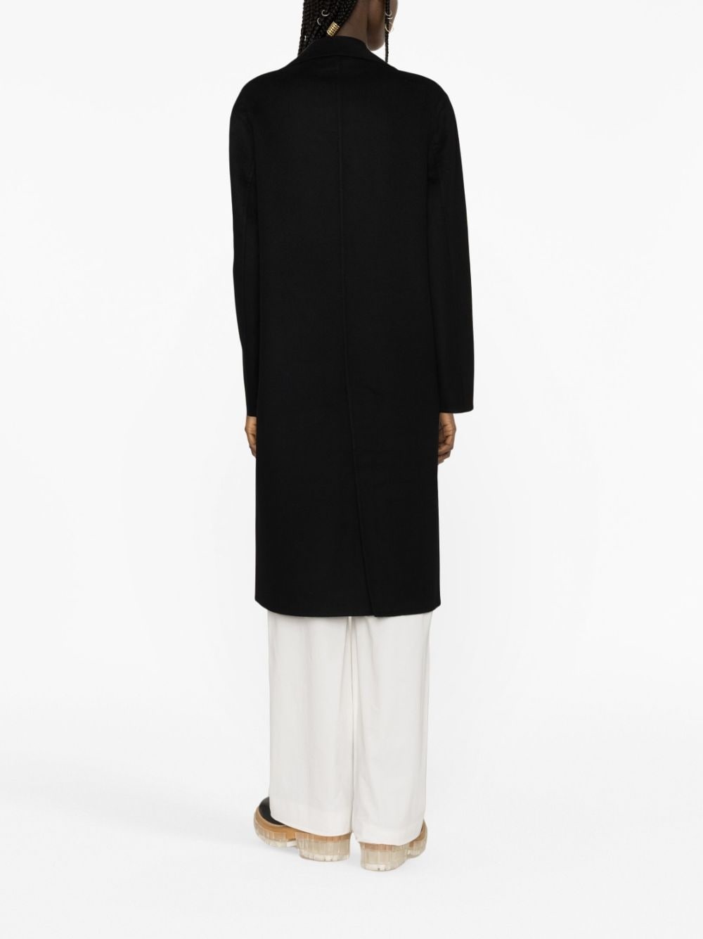 double-breasted wool coat - 4