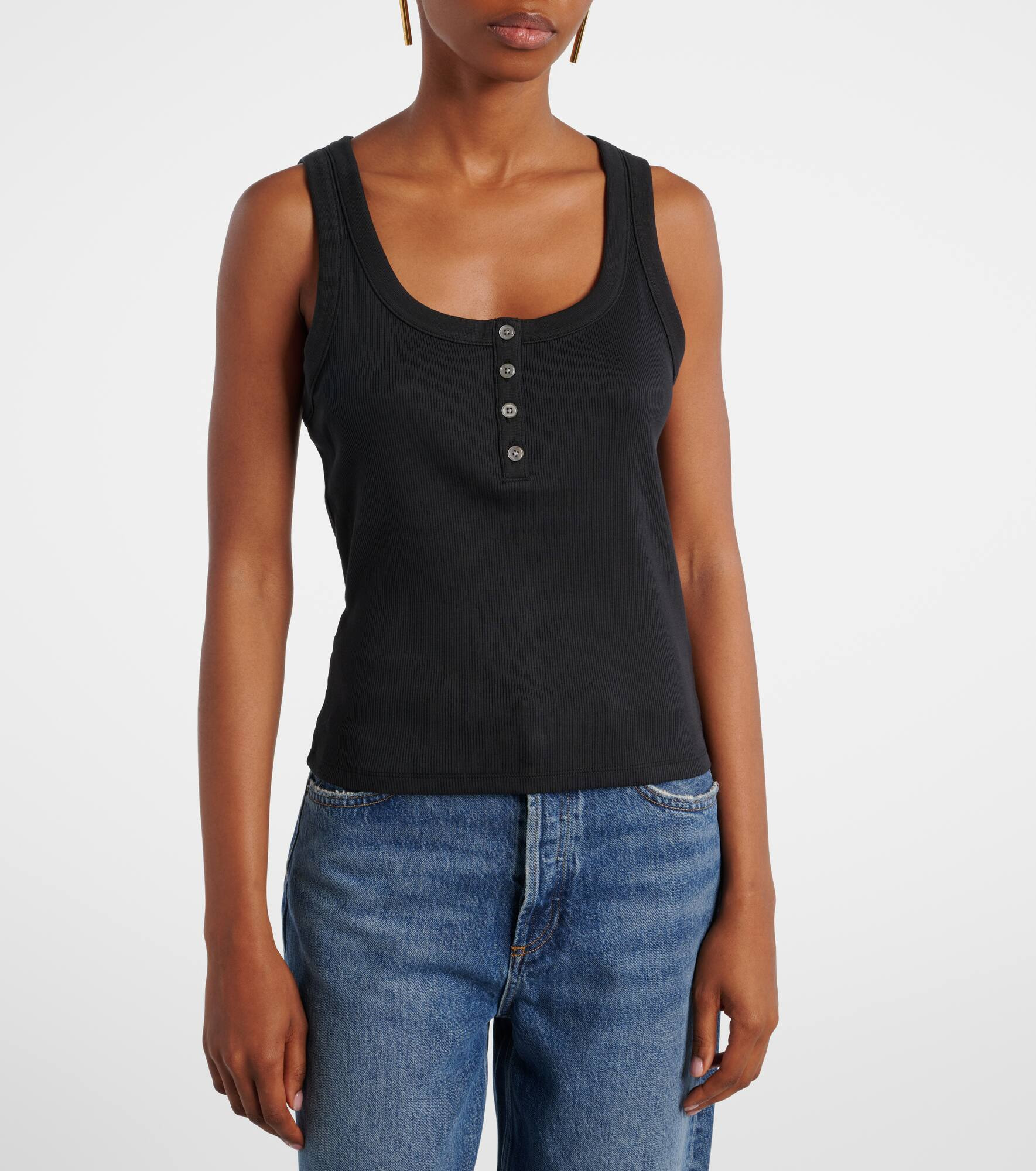 Abbott cotton-blend tank top - 5