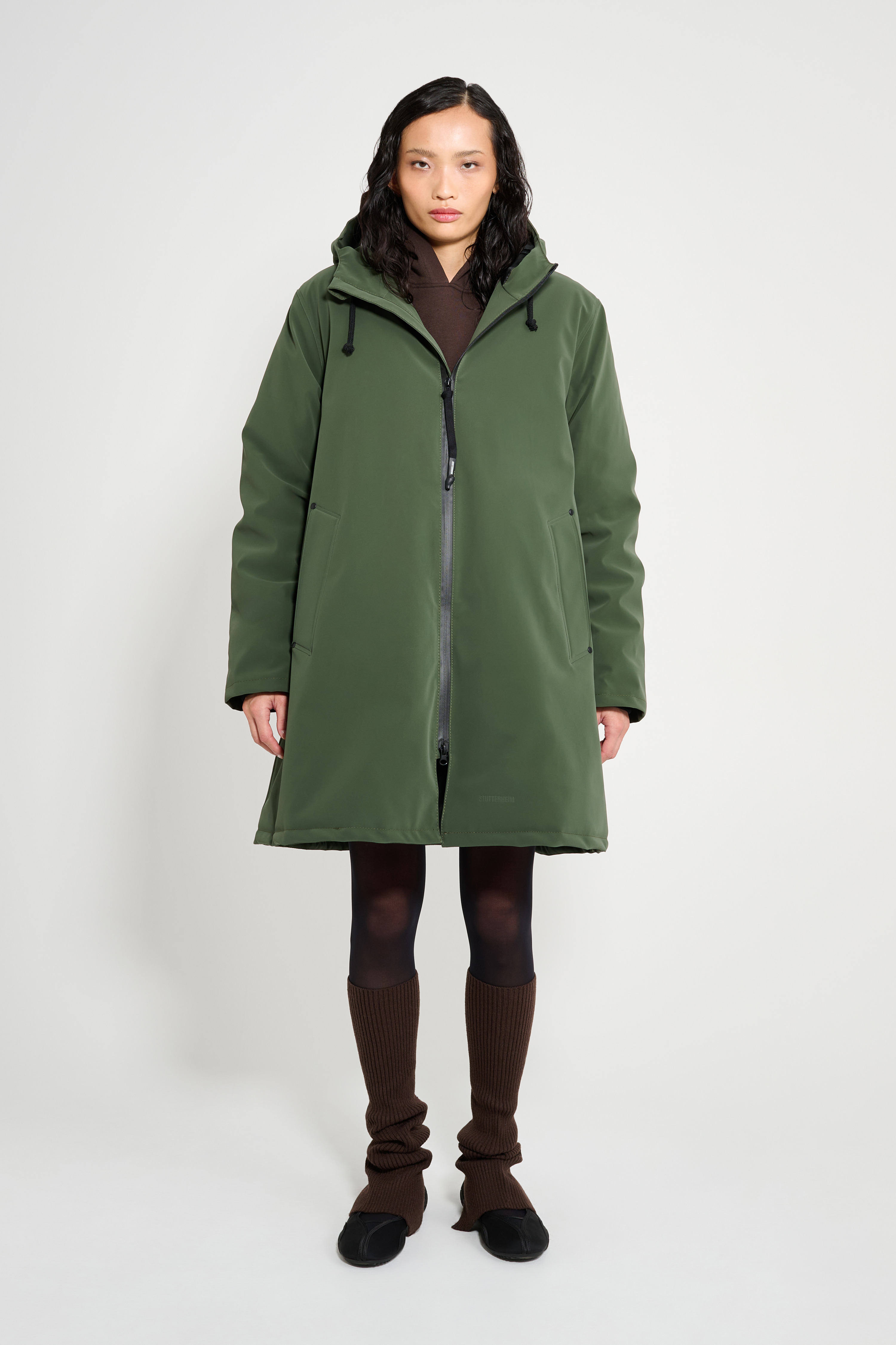 Mosebacke Matte Winter Coat Green - 2
