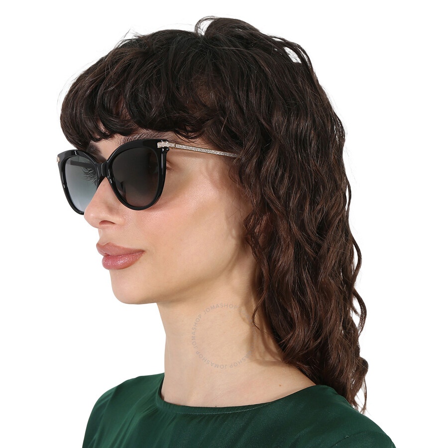 Jimmy Choo Grey Gradient Cat Eye Ladies Sunglasses AXELLE/G/S 0807/9O 56 - 2