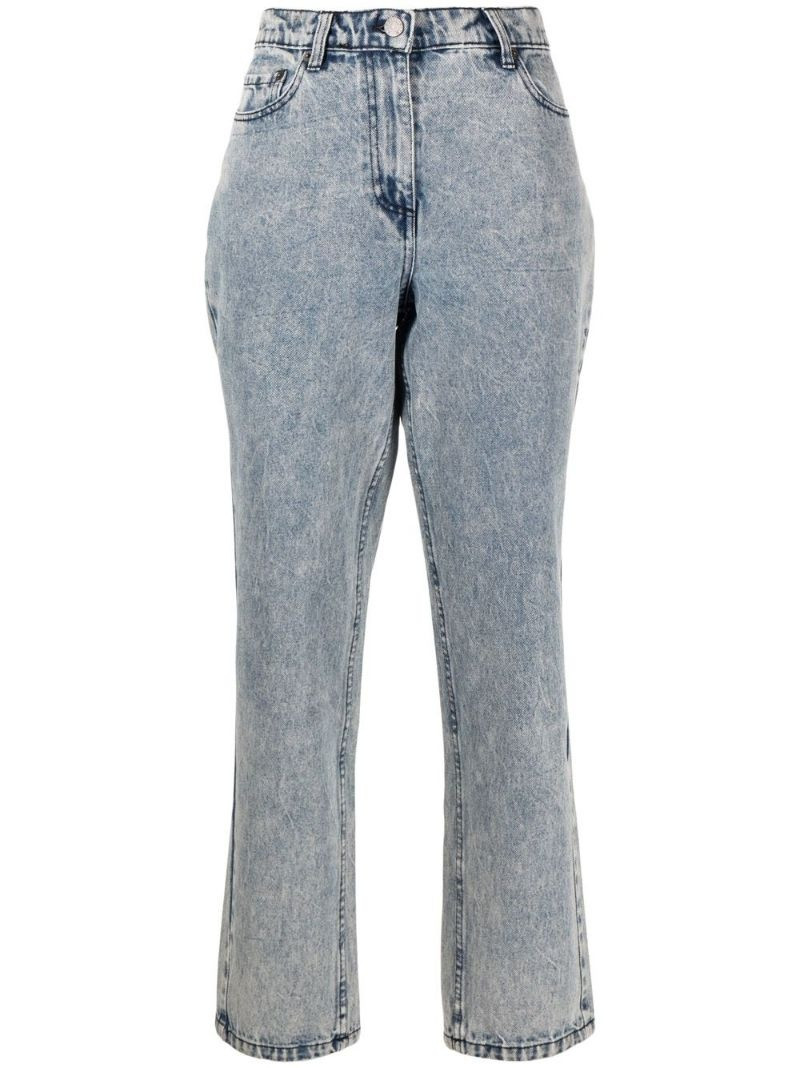 overdyed boyfriend jeans - 1