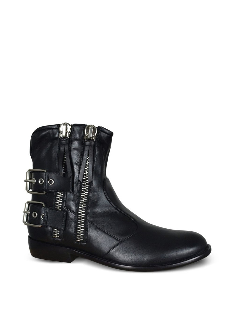 Giuseppe Zanotti buckle-strap zipped boots outlook
