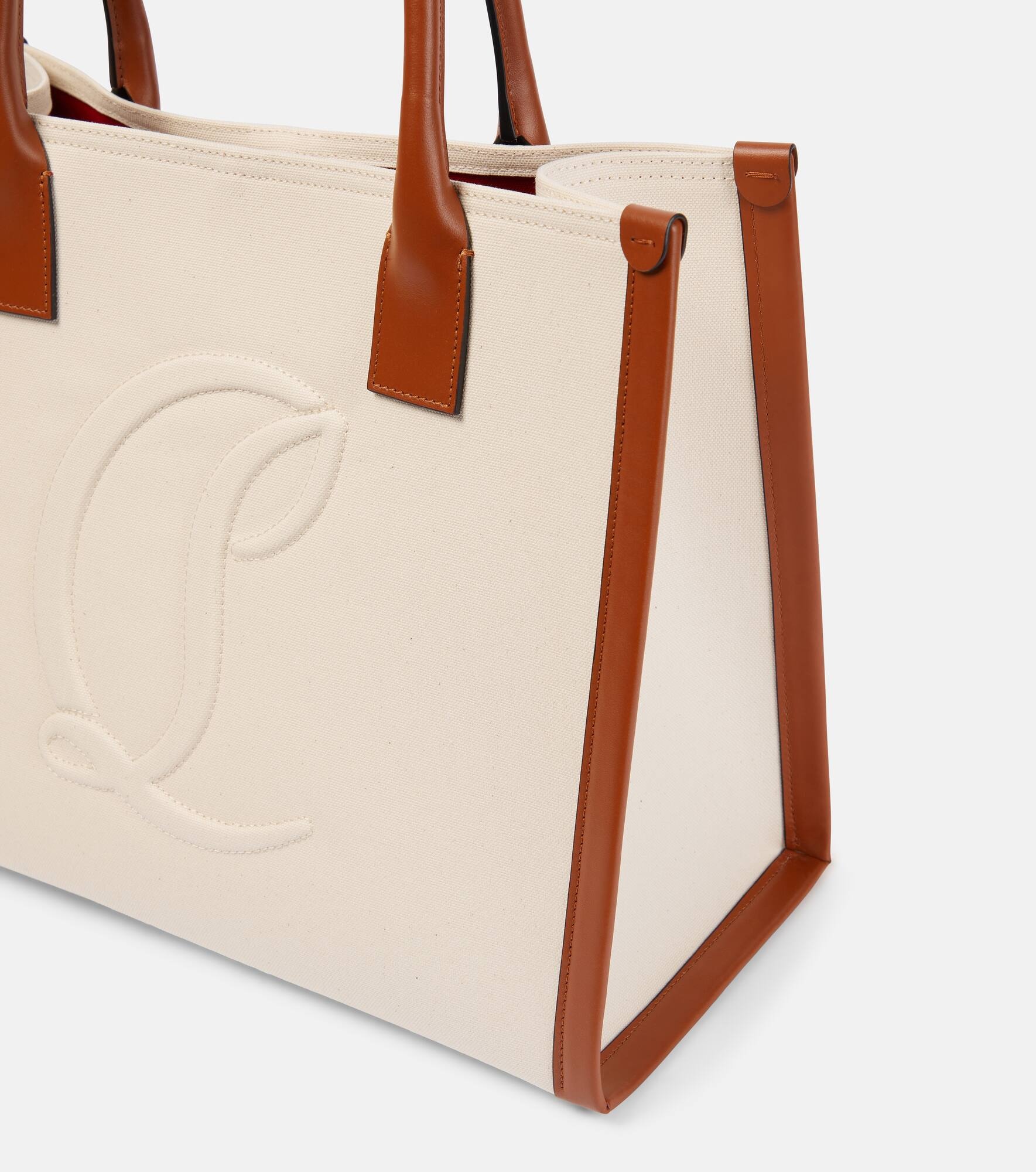 By My Side E/W Large canvas tote bag - 6