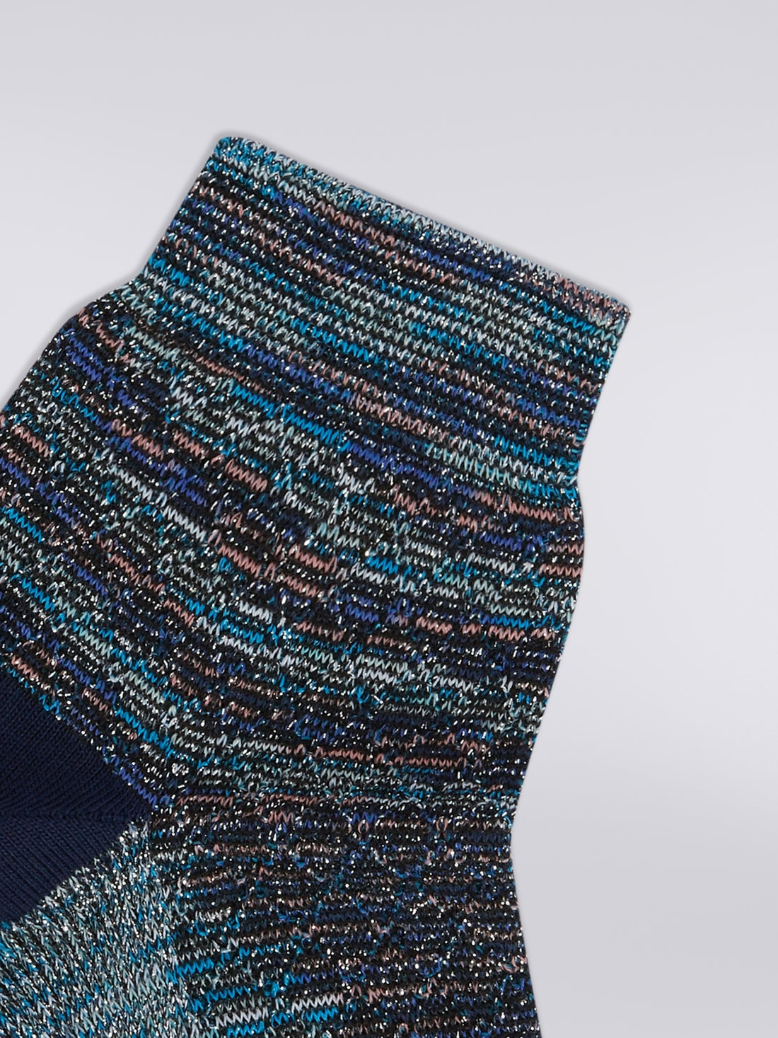 Short cotton blend socks with lurex - 3