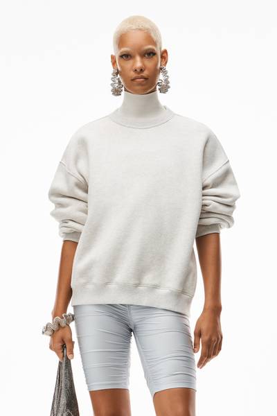 Alexander Wang CREWNECK PULLOVER IN DENSE FLEECE outlook