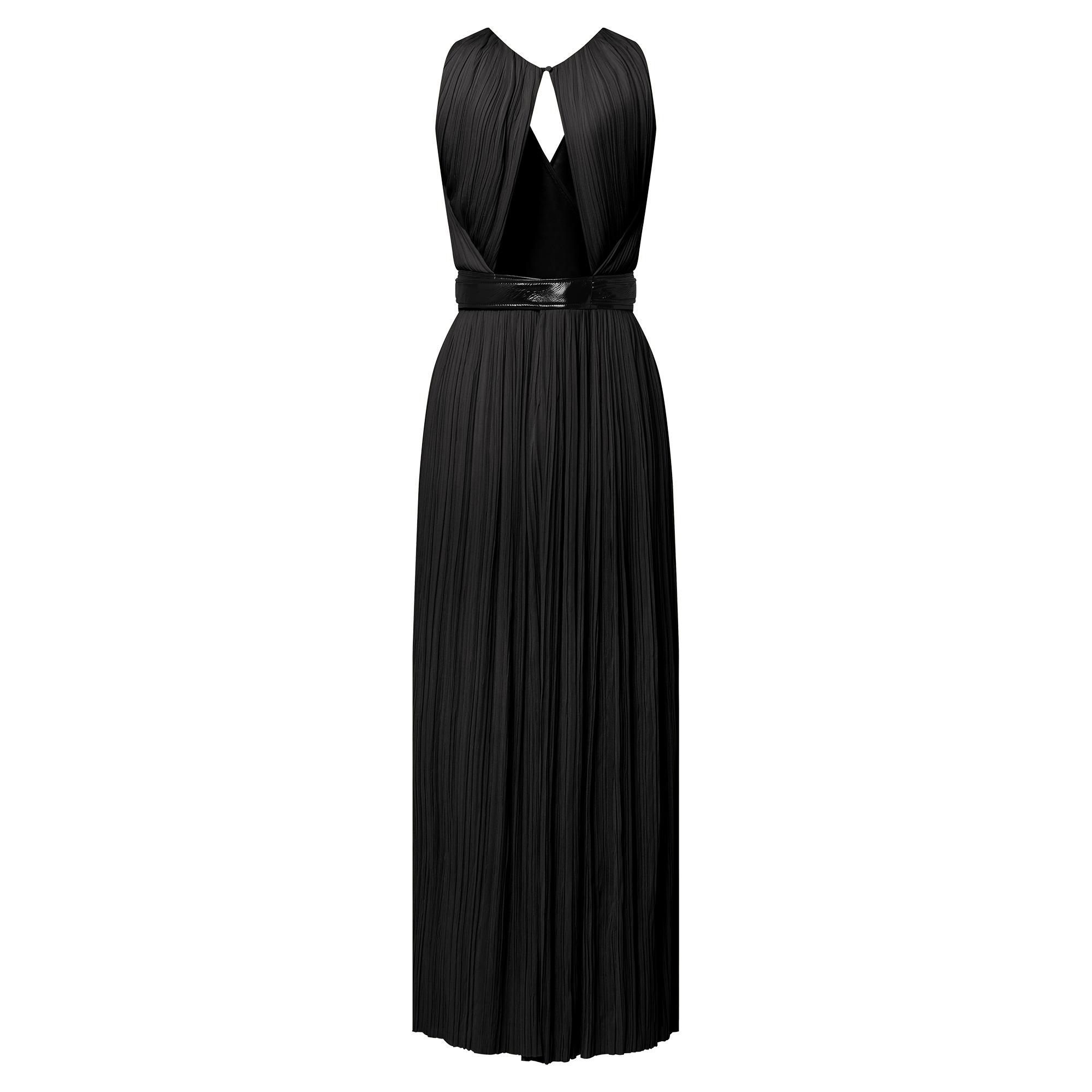 Pleated Jersey Long Dress - 3