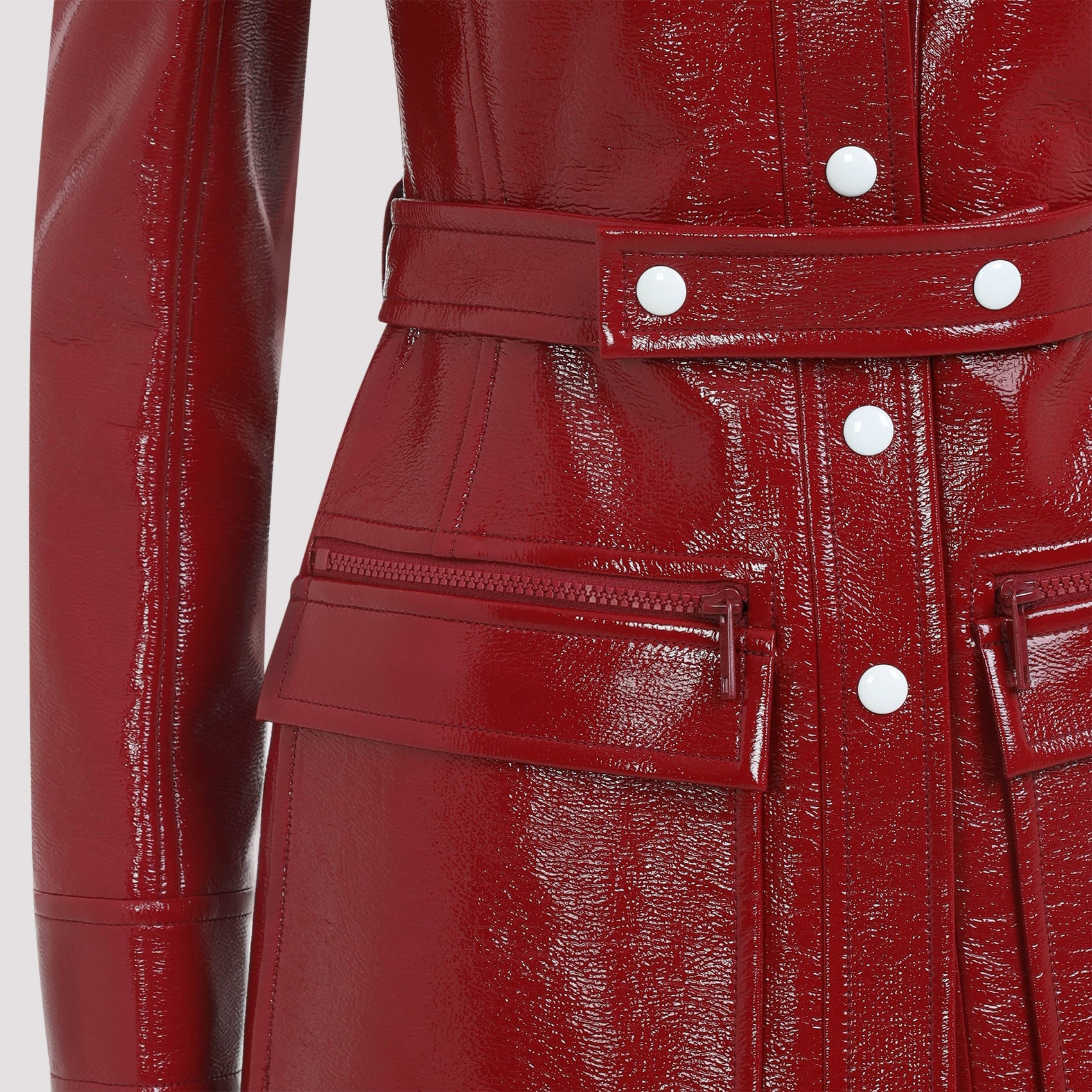 Courreges Belted Trench Coat Women - 4