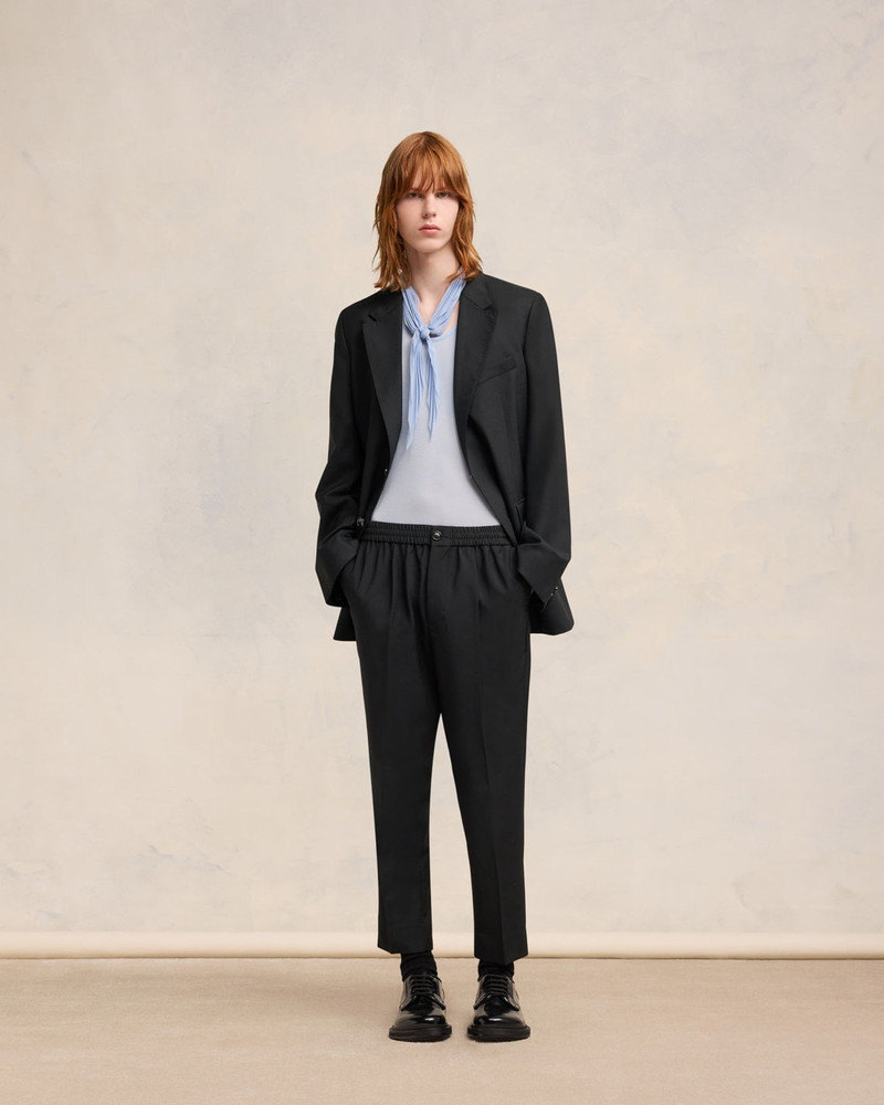 AMI Paris ELASTICATED WAIST TROUSERS outlook