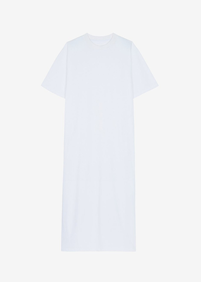 Lou Oversized Tee Dress - Optic White 8