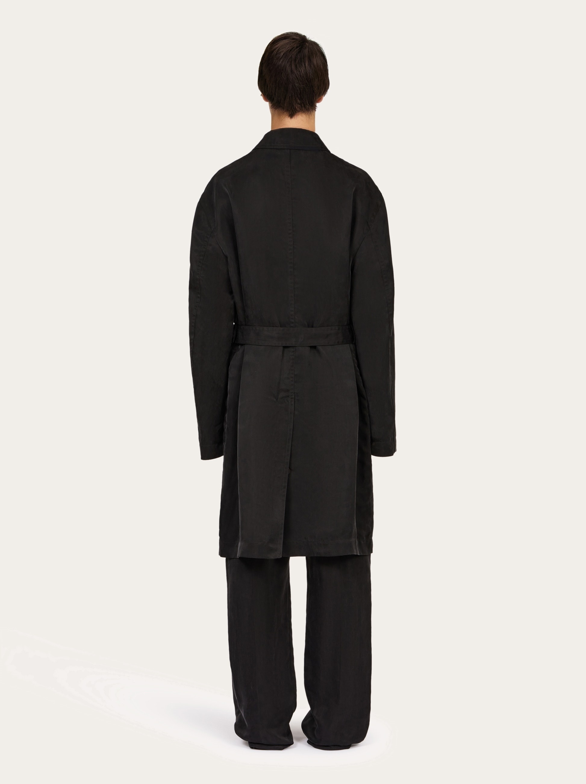 Belted duster coat - 3