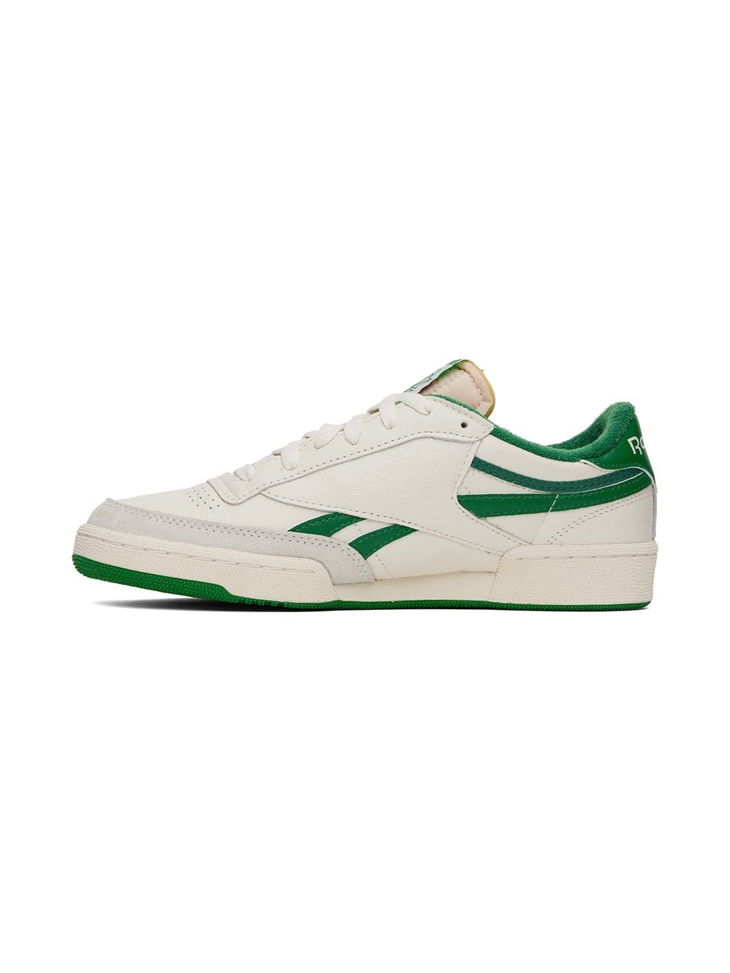 Off-White & Green Club C Revenge Vintage Sneakers - 3