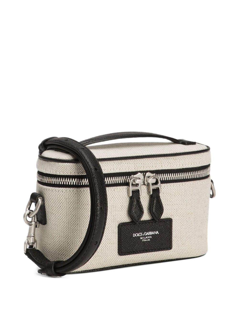 logo-print canvas tote bag - 3