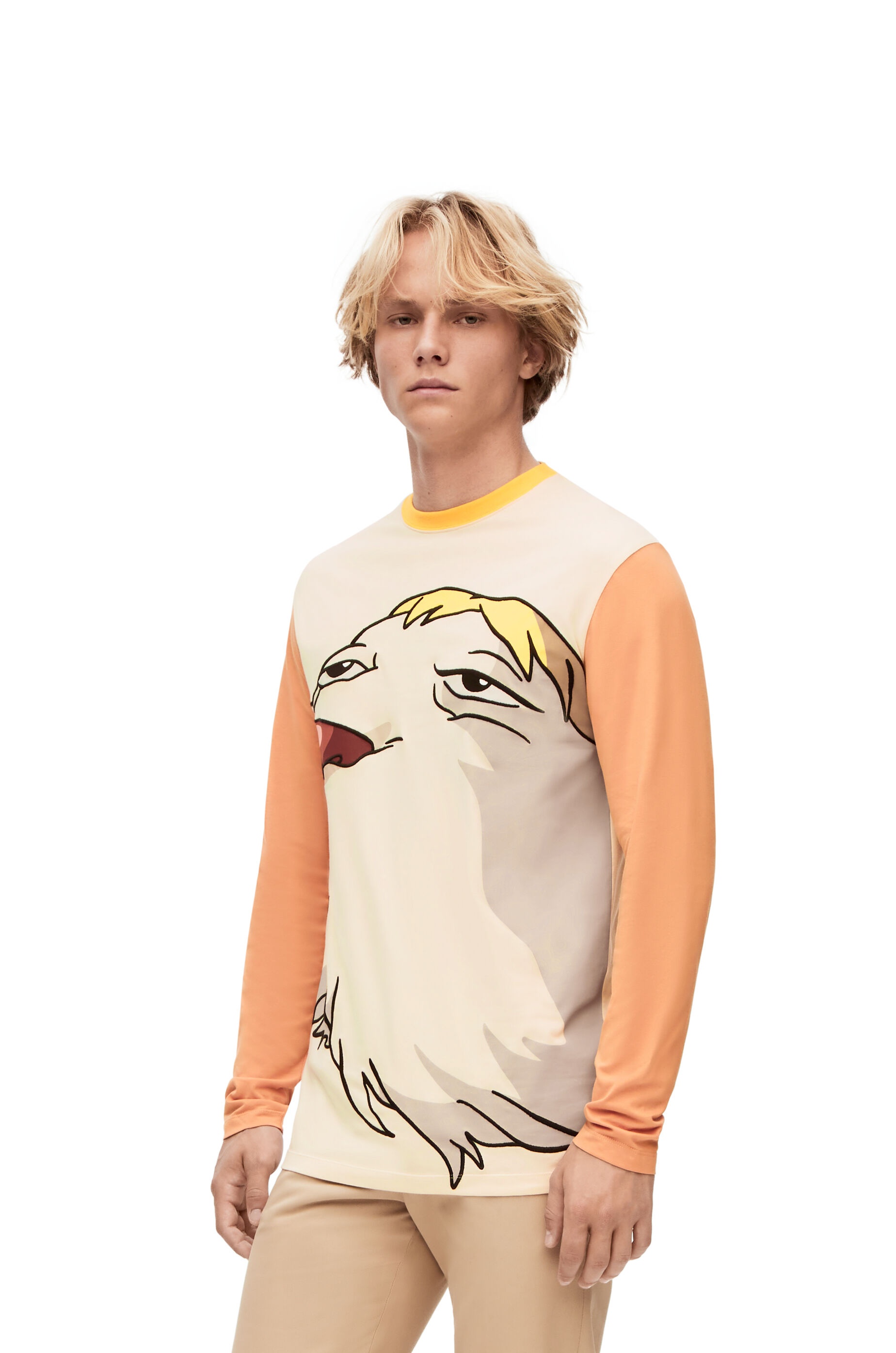 Heen long sleeve T-shirt in cotton - 3