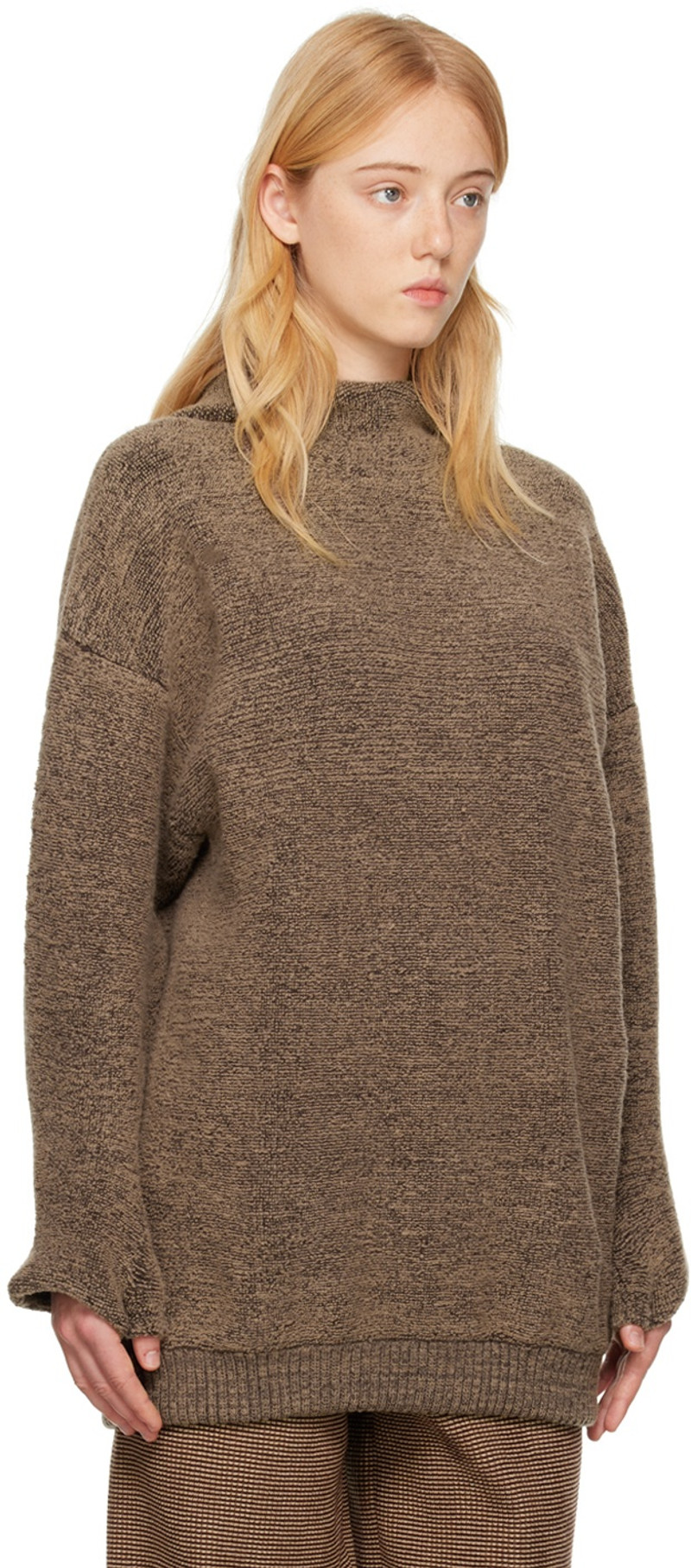 ISA BOULDER Brown Towel Hoodie outlook