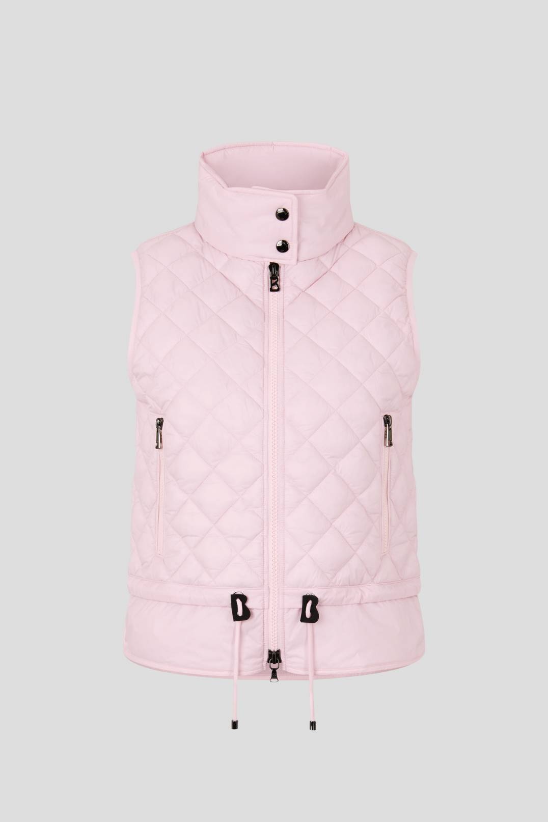 ELINA QUILTED VEST IN PINK - 1