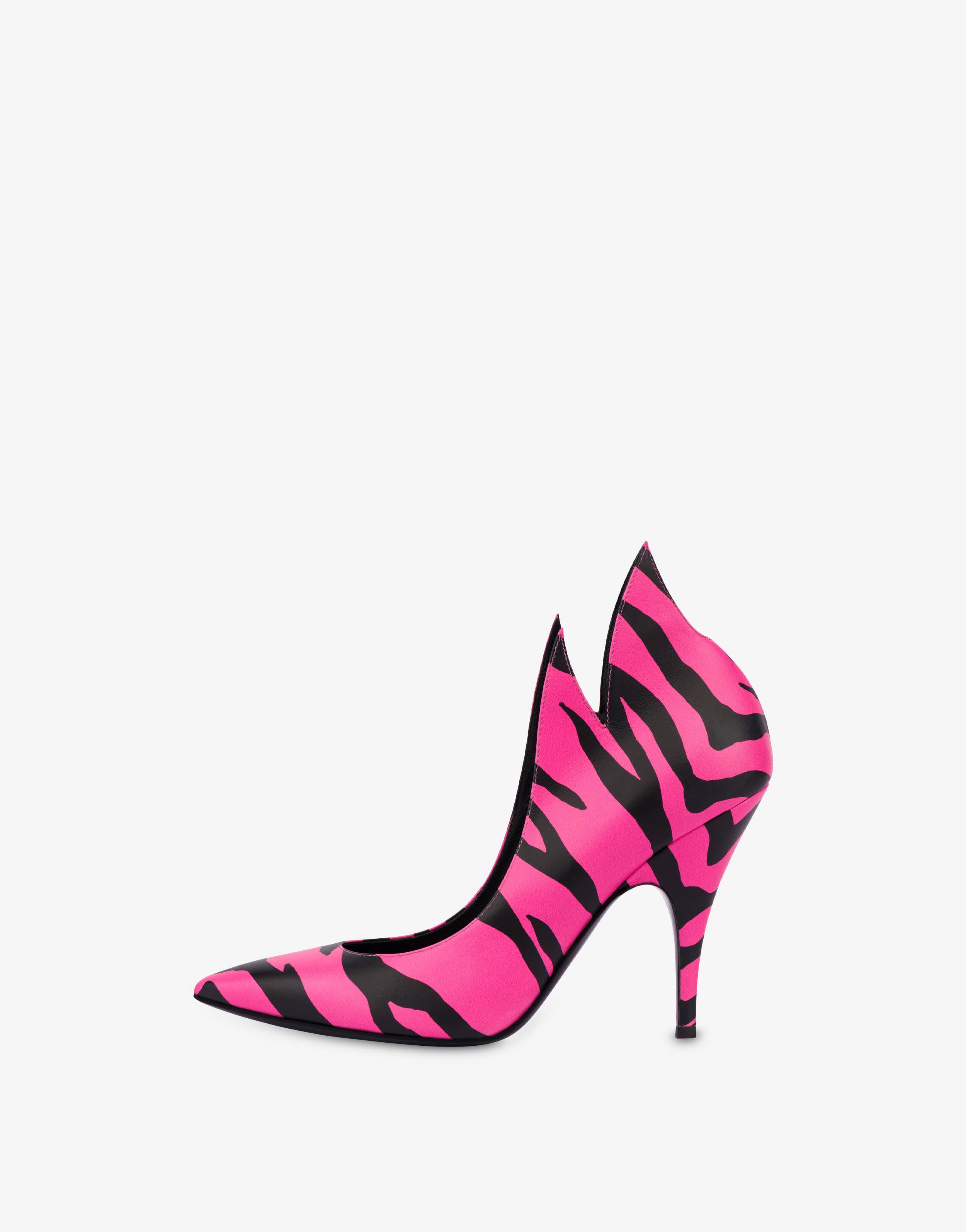 MOSCHINO X THE FLINTSTONES™ ZEBRA-PRINT COURT SHOES - 2