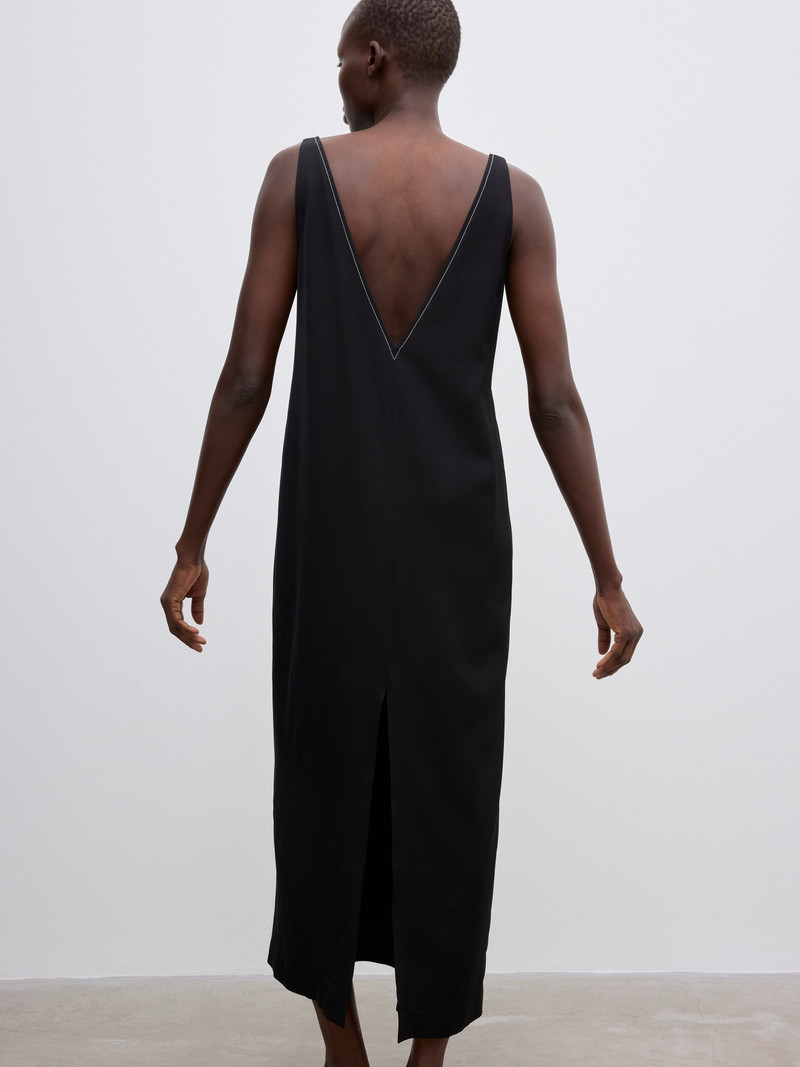 House of Dagmar Sheer v-neck dress outlook