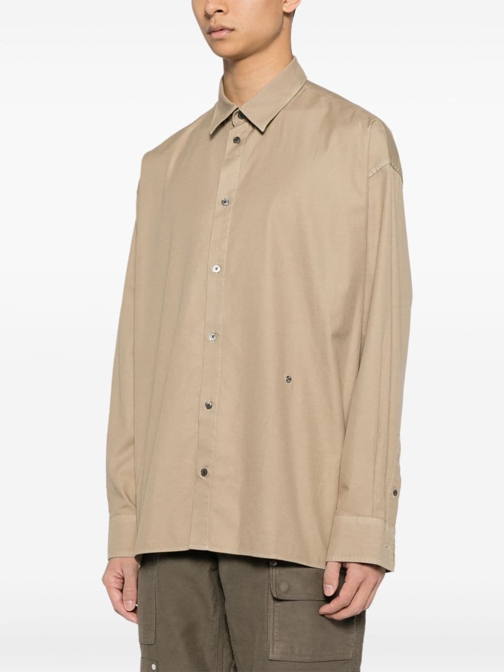 Destroyed Illusion cotton shirt - 3