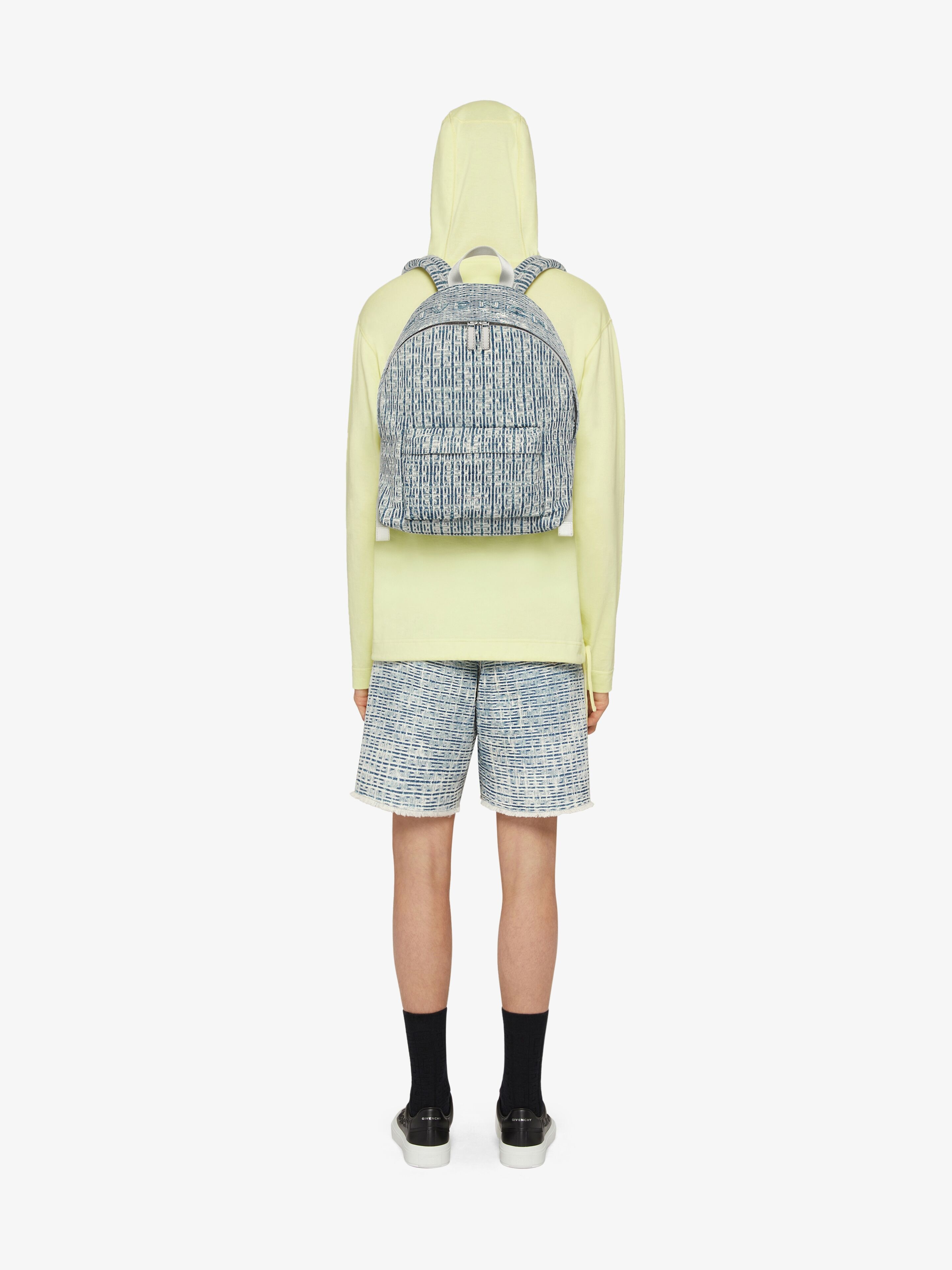 ESSENTIEL U BACKPACK IN 4G BLEACHED DENIM - 2