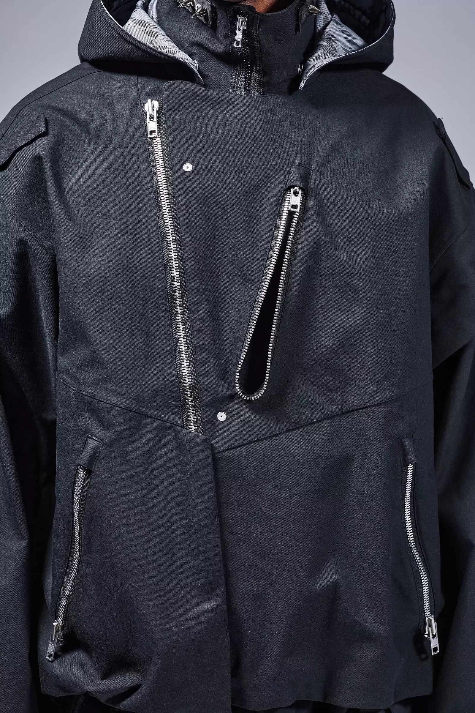 J68W-BQ 3L Rider Jacket Black - 32
