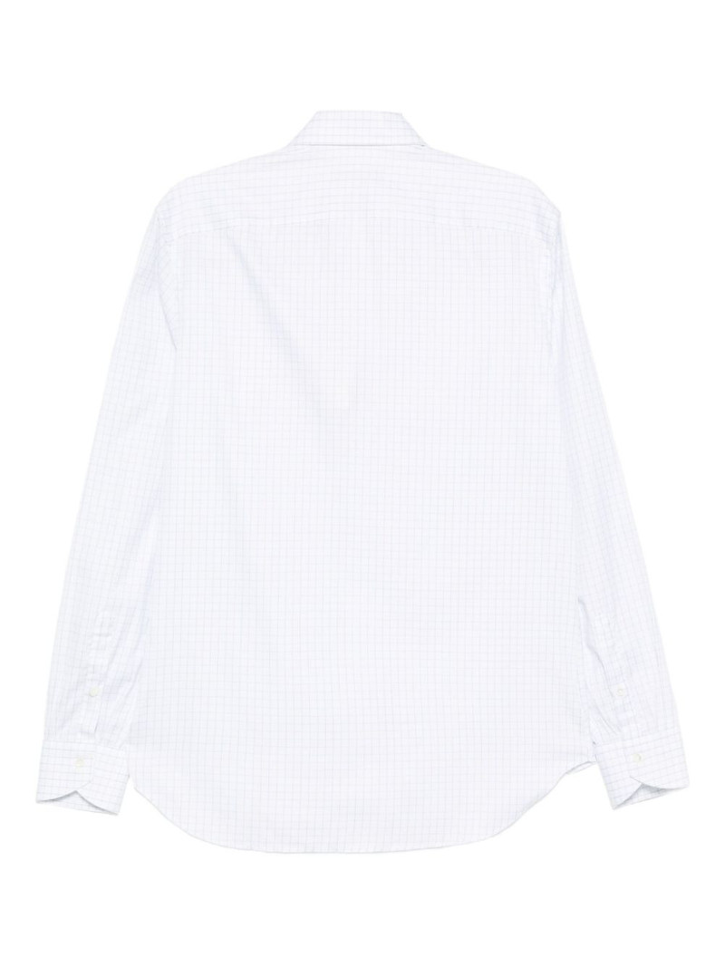 Canali checked cotton shirt outlook