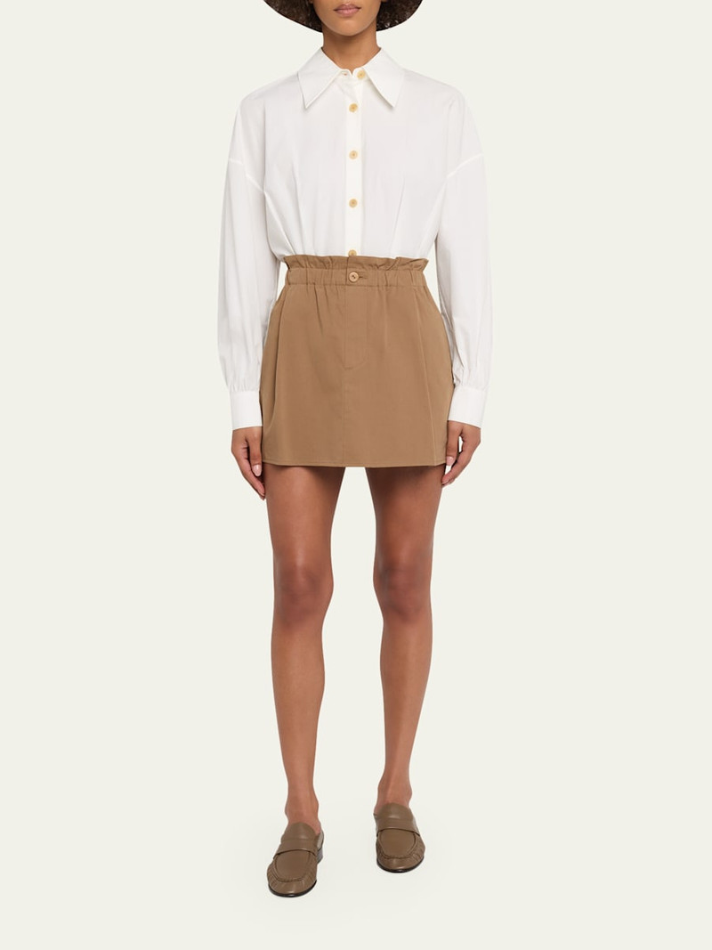 Vince Mid-Rise Cotton Mini Skirt outlook