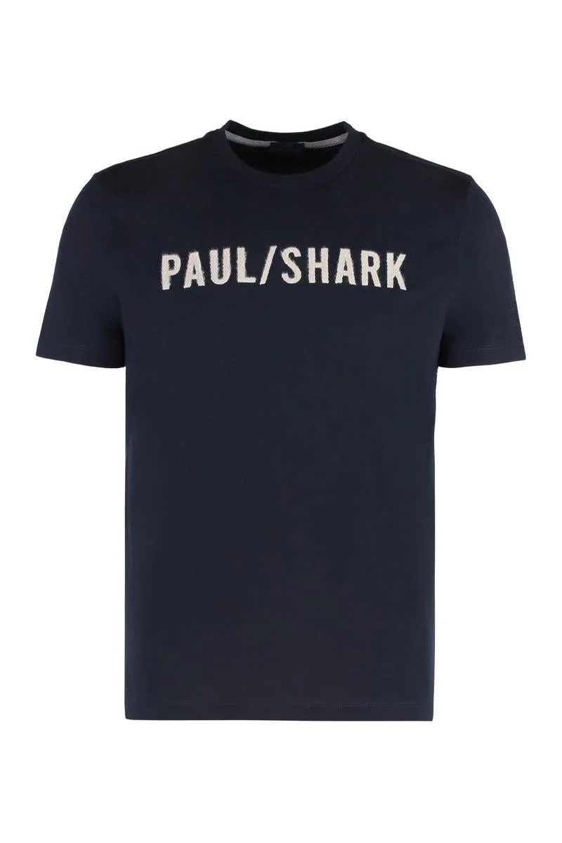 Paul & Shark T-Shirt In Cotton Jersey With Logo - 1