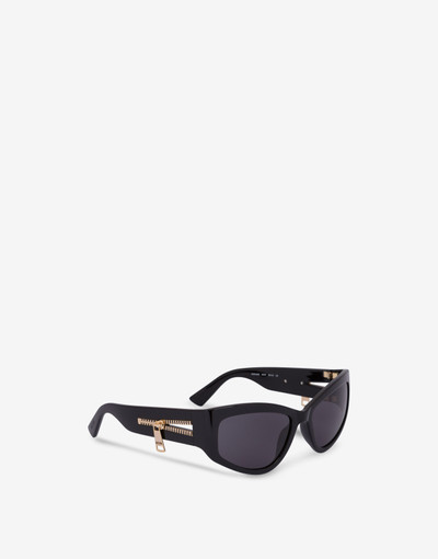 Moschino GOLD ZIPPER BLACK SUNGLASSES outlook