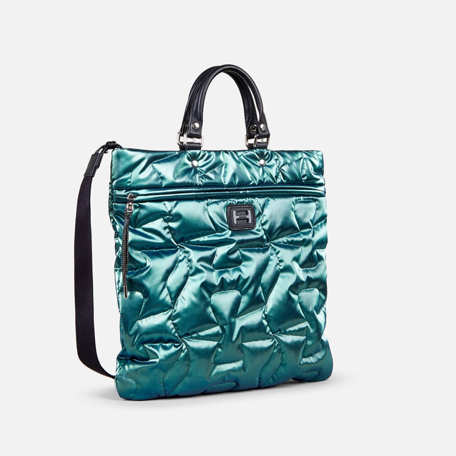 Quilted Shopping Bag Green 3