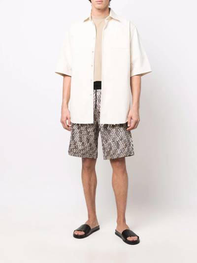 Missoni graphic-print knee-length shorts outlook