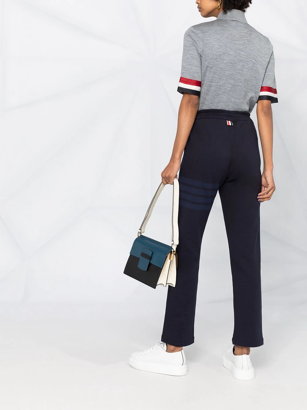 high-waisted track pants - 6