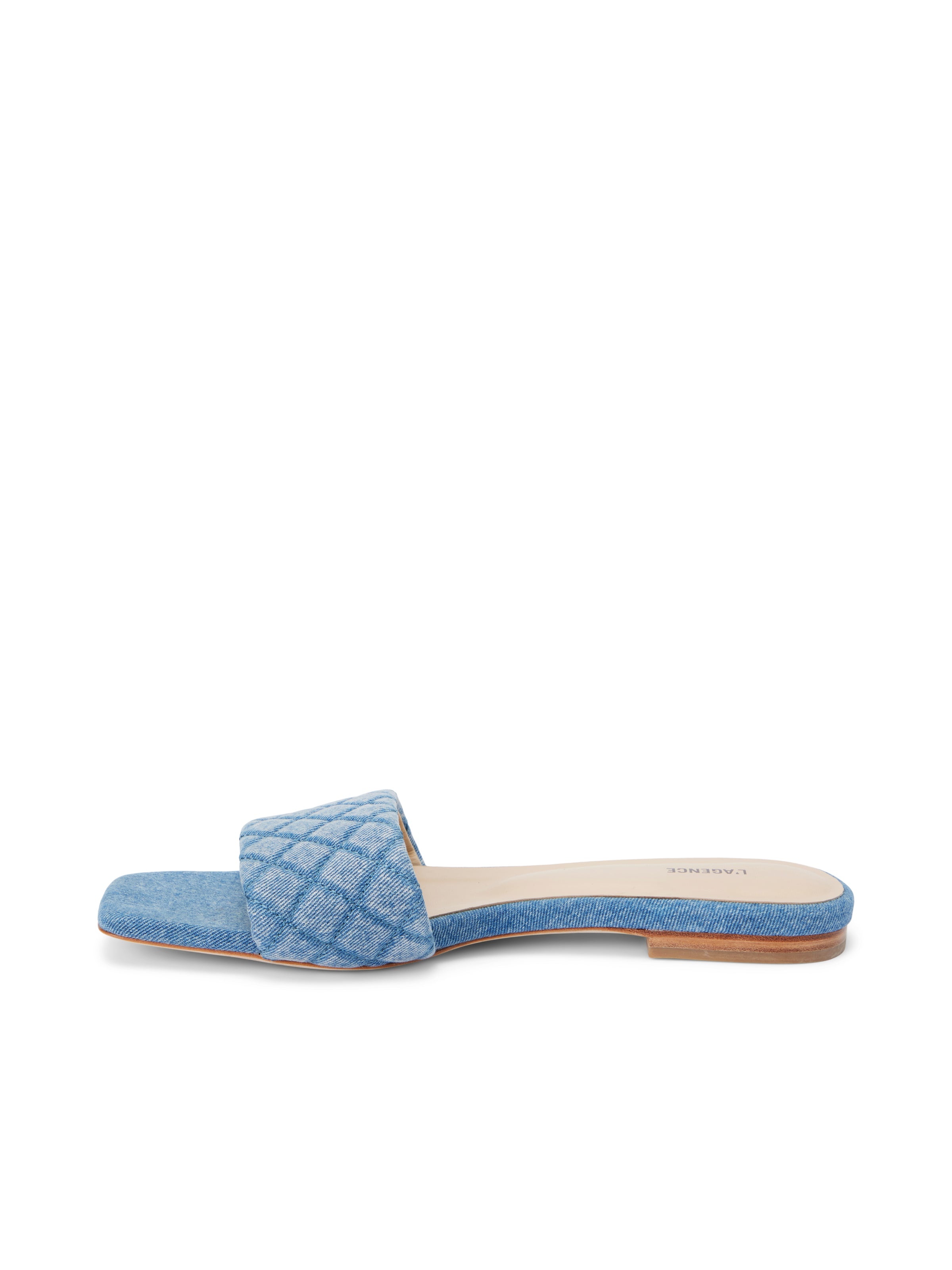 Aloise Denim Slide Sandal - 3