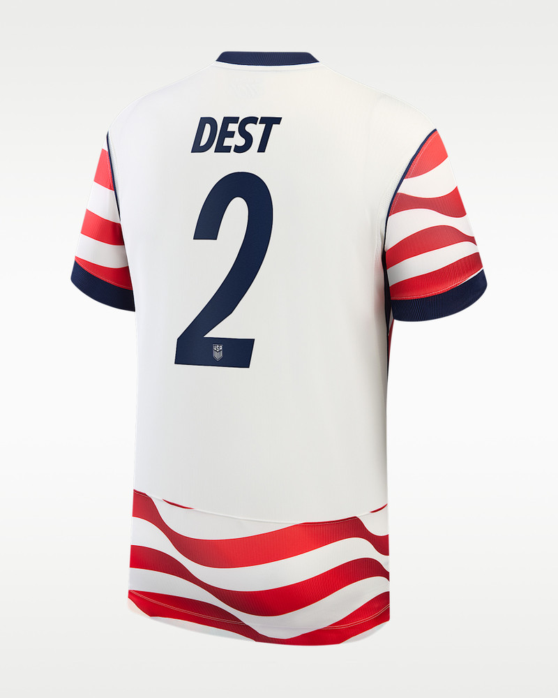 Sergiño Dest USMNT 2026 Stadium Home Men's Nike Dri-FIT Soccer Jersey 1