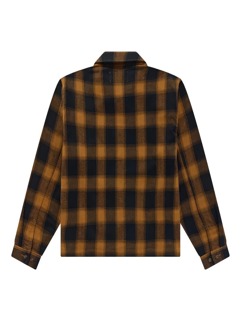 AWAKE NY brushed flannel checked shirt jacket outlook