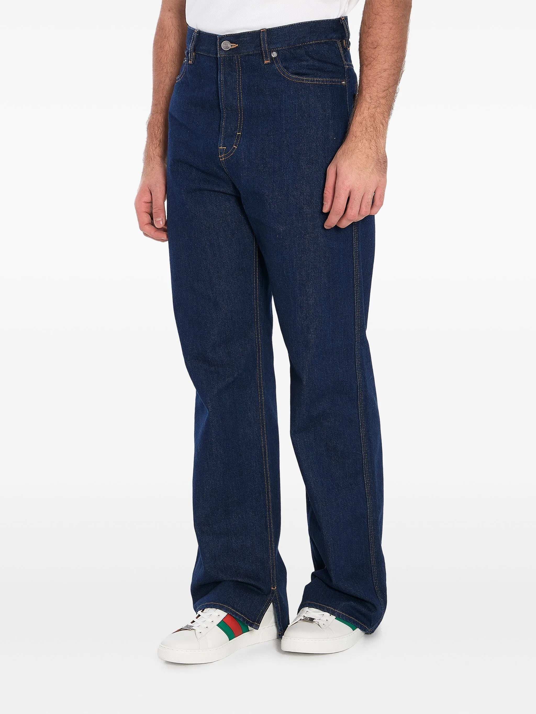 High-wait Wide-leg Jeans - 2