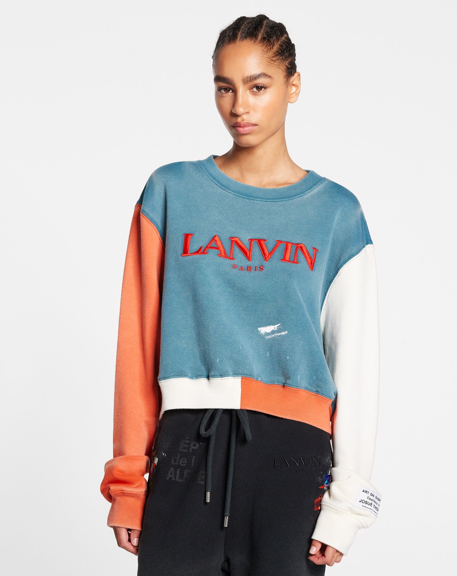 GALLERY DEPT. X LANVIN CREWNECK SWEATSHIRT - 3